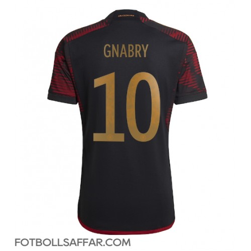 Tyskland Serge Gnabry #10 Bortatröja VM 2022 Kortärmad